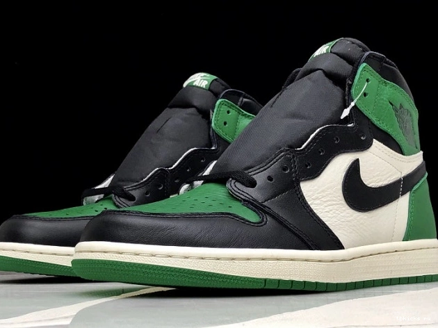Cheap TB Pine NRG High Air 1 555088-302 Sail-Black Jordan Green OG 0723